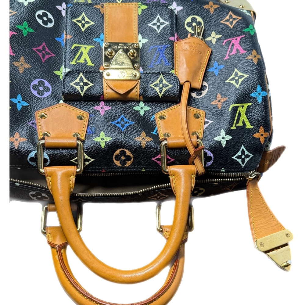 Authentic Louis Vuitton Murakami Speedy 30 – Multicolor Black - Picture 7 of 13